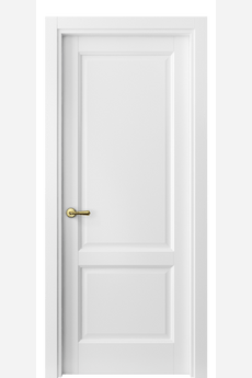 Дверь межкомнатная 1421 МБЛ. Цвет Матовый белоснежный. Материал Гладкая эмаль. Коллекция Galant. Картинка.