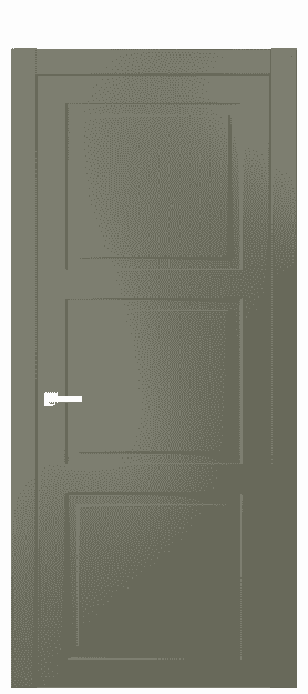 Дверь межкомнатная 8003 МОТ. Цвет Матовый оливковый тёмный. Материал Гладкая эмаль. Коллекция Neo Classic. Картинка.