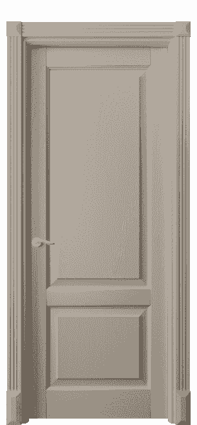 Дверь межкомнатная 0741 ДБСК. Цвет Дуб бисквитный. Материал Массив дуба эмаль. Коллекция Lignum. Картинка.