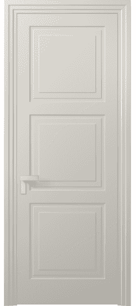Дверь межкомнатная 8331 МОС . Цвет Матовый облачно-серый. Материал Гладкая эмаль. Коллекция Rocca. Картинка.