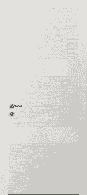 Дверь межкомнатная 4037 ТСР Лакобель Серый. Цвет Таеда Серый. Материал Таеда эмаль. Коллекция Avant. Картинка.