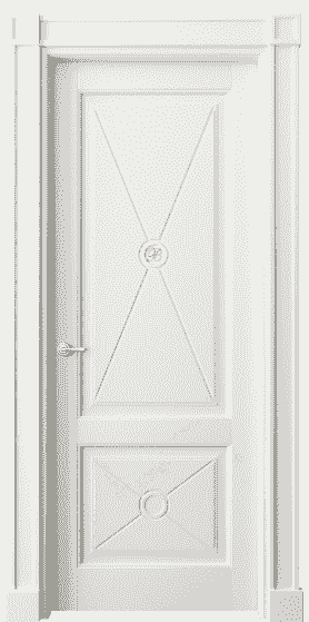 Дверь межкомнатная 6363 БС. Цвет Бук серый. Материал Массив бука эмаль. Коллекция Toscana Litera. Картинка.