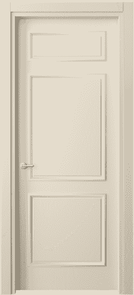 Дверь межкомнатная 8123 ММЦ. Цвет Матовый марципановый. Материал Гладкая эмаль. Коллекция Paris. Картинка.