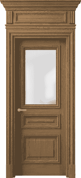 Дверь межкомнатная 7304 ДМС.М САТ. Цвет Дуб мускатный матовый. Материал Массив дуба матовый. Коллекция Antique. Картинка.