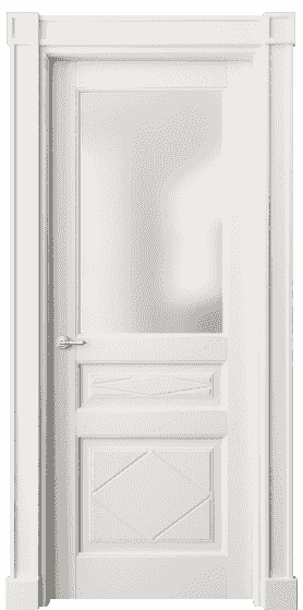 Дверь межкомнатная 6344 БС САТ. Цвет Бук серый. Материал Массив бука эмаль. Коллекция Toscana Rombo. Картинка.