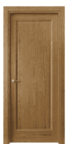 Дверь межкомнатная 1401 ДЯН . Цвет Дуб янтарный. Материал Шпон ценных пород. Коллекция Galant. Картинка.