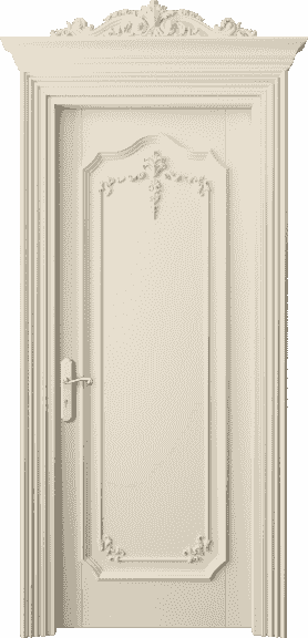 Дверь межкомнатная 6601 БМЦ. Цвет Бук марципановый. Материал Массив бука эмаль. Коллекция Imperial. Картинка.