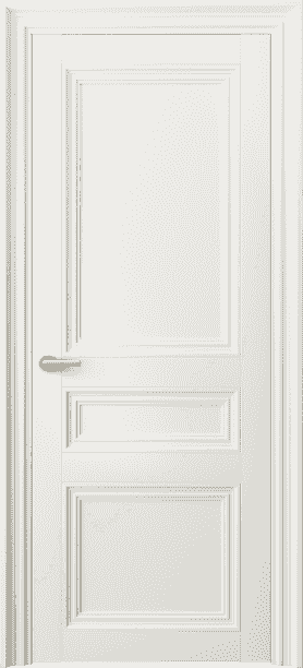 Дверь межкомнатная 2537 МЖМ . Цвет Матовый жемчужный. Материал Гладкая эмаль. Коллекция Centro. Картинка.