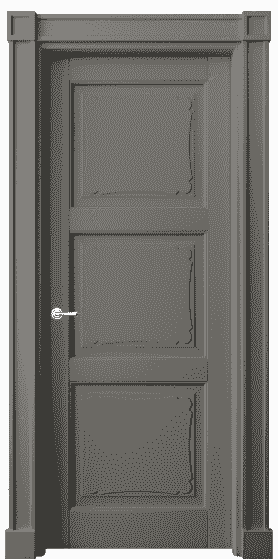 Дверь межкомнатная 6329 БКЛС. Цвет Бук классический серый. Материал Массив бука эмаль. Коллекция Toscana Elegante. Картинка.