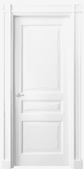 Дверь межкомнатная 6325 ББЛ . Цвет Бук белоснежный. Материал Массив бука эмаль. Коллекция Toscana Elegante. Картинка.