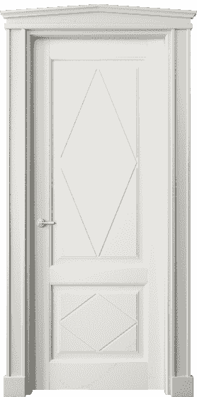 Дверь межкомнатная 6343 БС. Цвет Бук серый. Материал Массив бука эмаль. Коллекция Toscana Rombo. Картинка.