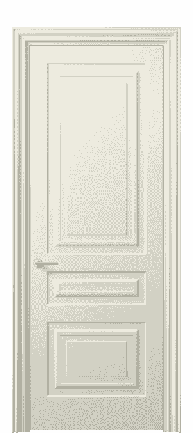 Дверь межкомнатная 8411 ММБ . Цвет Матовый молочно-белый. Материал Гладкая эмаль. Коллекция Mascot. Картинка.