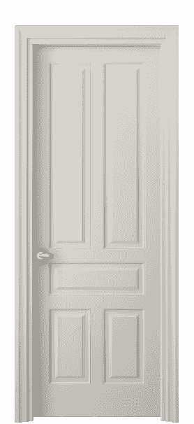 Дверь межкомнатная 8531 МОС . Цвет Матовый облачно-серый. Материал Гладкая эмаль. Коллекция Esse. Картинка.