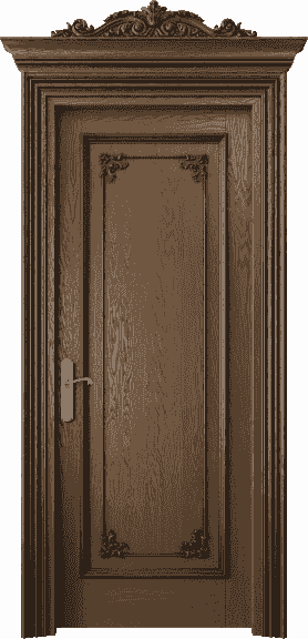 Дверь межкомнатная 6501 ДКР. Цвет Дуб королевский антик. Материал Массив дуба. Коллекция Imperial. Картинка.