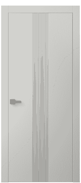 Дверь межкомнатная 8042 МСР . Цвет Матовый серый. Материал Гладкая эмаль. Коллекция Linea. Картинка.