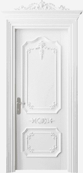 Дверь межкомнатная 6603 ББЛ . Цвет Бук белоснежный. Материал Массив бука эмаль. Коллекция Imperial. Картинка.