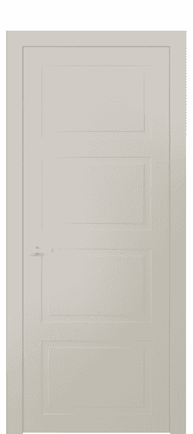 Дверь межкомнатная 8004 МОС. Цвет Матовый облачно-серый. Материал Гладкая эмаль. Коллекция Neo Classic. Картинка.