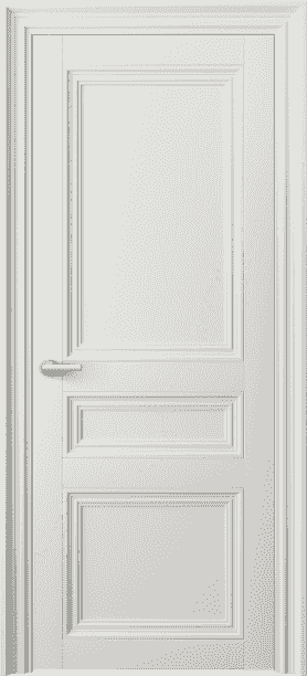Дверь межкомнатная 2537 МСР . Цвет Матовый серый. Материал Гладкая эмаль. Коллекция Centro. Картинка.