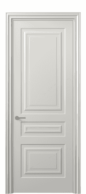 Дверь межкомнатная 8411 МСР. Цвет Матовый серый. Материал Гладкая эмаль. Коллекция Mascot. Картинка.