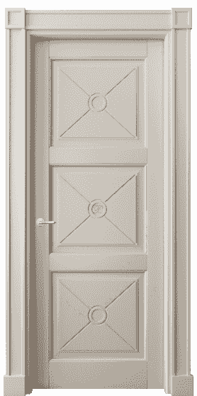 Дверь межкомнатная 6369 БСБЖ. Цвет Бук светло-бежевый. Материал Массив бука эмаль. Коллекция Toscana Litera. Картинка.