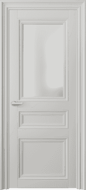 Дверь межкомнатная 2538 СШ Серый шёлк САТ. Цвет Серый шёлк. Материал Ciplex ламинатин. Коллекция Centro. Картинка.
