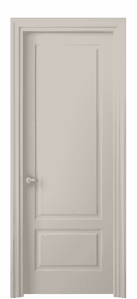 Дверь межкомнатная 8541 МСБЖ . Цвет Матовый светло-бежевый. Материал Гладкая эмаль. Коллекция Esse. Картинка.