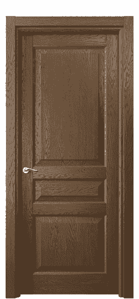 Дверь межкомнатная 0711 ДКР.Б . Цвет Дуб королевский брашированный. Материал Массив дуба брашированный. Коллекция Lignum. Картинка.