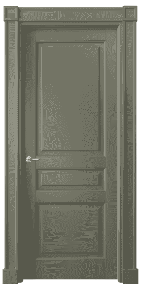 Дверь межкомнатная 6305 БОТ. Цвет Бук оливковый тёмный. Материал Массив бука эмаль. Коллекция Toscana Plano. Картинка.