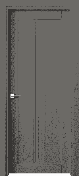 Дверь межкомнатная 6121 ДКЛС. Цвет Дуб классический серый. Материал Массив дуба эмаль. Коллекция Ego. Картинка.