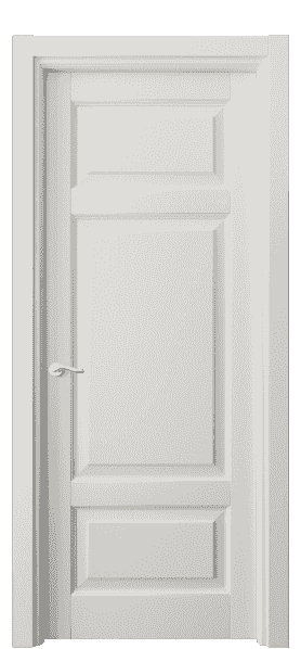 Дверь межкомнатная 0721 БС. Цвет Бук серый. Материал Массив бука эмаль. Коллекция Lignum. Картинка.