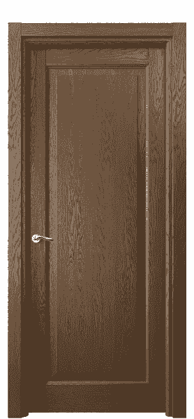 Дверь межкомнатная 0701 ДКР.Б . Цвет Дуб королевский брашированный. Материал Массив дуба брашированный. Коллекция Lignum. Картинка.
