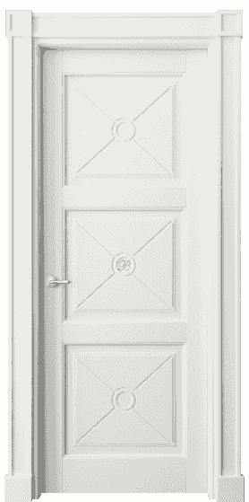 Дверь межкомнатная 6369 БС. Цвет Бук серый. Материал Массив бука эмаль. Коллекция Toscana Litera. Картинка.