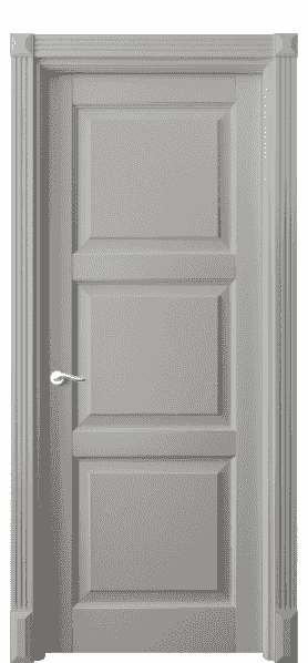 Дверь межкомнатная 0731 БНСР. Цвет Бук нейтральный серый. Материал Массив бука эмаль. Коллекция Lignum. Картинка.