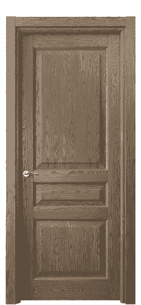 Дверь межкомнатная 0711 ДММ.Б. Цвет Дуб мраморный брашированный. Материал Массив дуба брашированный. Коллекция Lignum. Картинка.