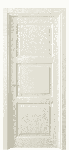 Дверь межкомнатная 0731 МБМ . Цвет Бук молочно-белый. Материал Массив бука эмаль. Коллекция Lignum. Картинка.