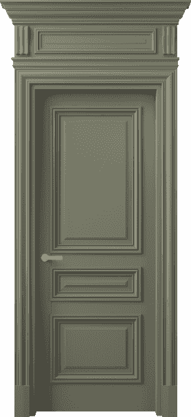 Дверь межкомнатная 7305 БОТ . Цвет Бук оливковый тёмный. Материал Массив бука эмаль. Коллекция Antique. Картинка.