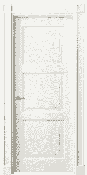 Дверь межкомнатная 6329 БЖМ. Цвет Бук жемчуг. Материал Массив бука эмаль. Коллекция Toscana Elegante. Картинка.