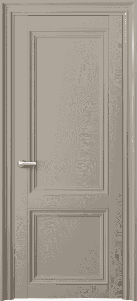 Дверь межкомнатная 2523 МБСК. Цвет Матовый бисквитный. Материал Гладкая эмаль. Коллекция Centro. Картинка.