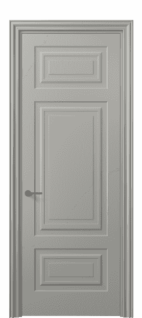 Дверь межкомнатная 8421 МНСР . Цвет Матовый нейтральный серый. Материал Гладкая эмаль. Коллекция Mascot. Картинка.