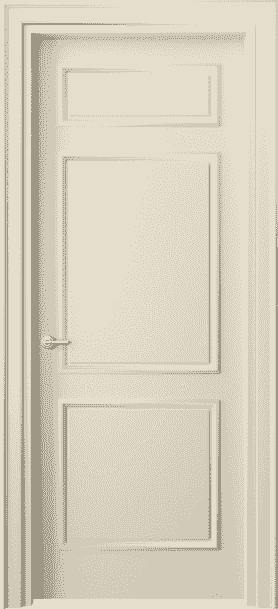 Дверь межкомнатная 8123 ММЦ. Цвет Матовый марципановый. Материал Гладкая эмаль. Коллекция Paris. Картинка.