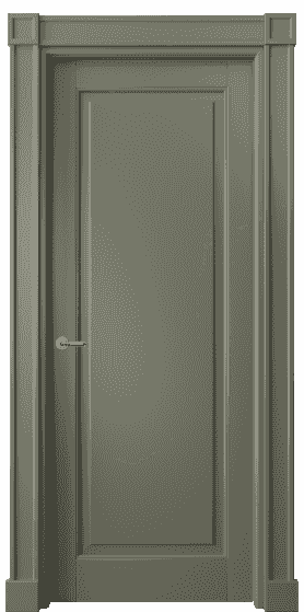 Дверь межкомнатная 6301 БОТ. Цвет Бук оливковый тёмный. Материал Массив бука эмаль. Коллекция Toscana Plano. Картинка.
