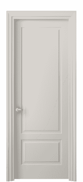 Дверь межкомнатная 8541 МОС . Цвет Матовый облачно-серый. Материал Гладкая эмаль. Коллекция Esse. Картинка.