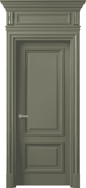 Дверь межкомнатная 7303 БОТ . Цвет Бук оливковый тёмный. Материал Массив бука эмаль. Коллекция Antique. Картинка.