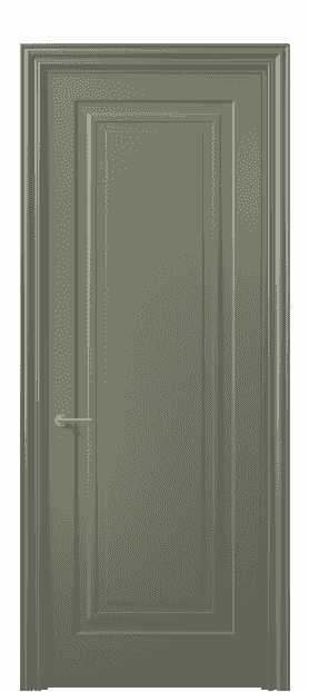 Дверь межкомнатная 8401 МОТ. Цвет Матовый оливковый тёмный. Материал Гладкая эмаль. Коллекция Mascot. Картинка.