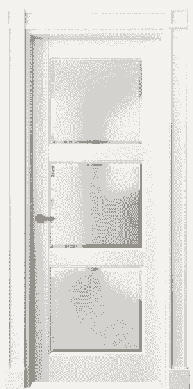 Дверь межкомнатная 6310 БЖМ САТ-Ф. Цвет Бук жемчуг. Материал Массив бука эмаль. Коллекция Toscana Plano. Картинка.