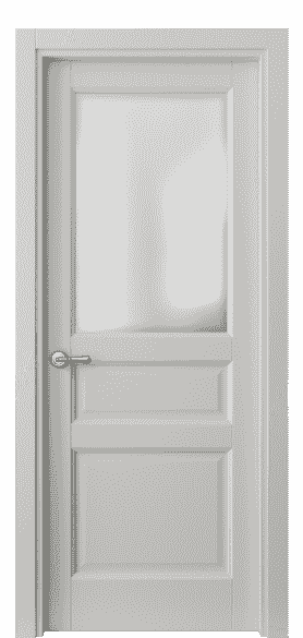 Дверь межкомнатная 1432 СШ САТ. Цвет Серый шёлк. Материал Ciplex ламинатин. Коллекция Galant. Картинка.