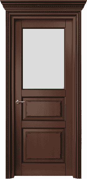 Дверь межкомнатная 6232 КП САТ. Цвет Коричневый с патиной. Материал Массив бука с патиной. Коллекция Royal. Картинка.