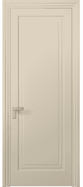 Дверь межкомнатная 8301 ММЦ. Цвет Матовый марципановый. Материал Гладкая эмаль. Коллекция Rocca. Картинка.