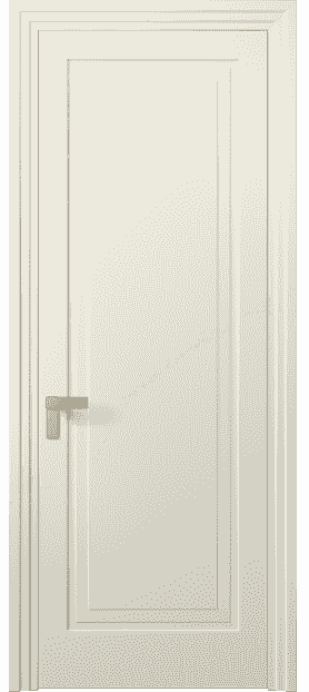 Дверь межкомнатная 8301 ММБ. Цвет Матовый молочно-белый. Материал Гладкая эмаль. Коллекция Rocca. Картинка.