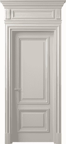 Дверь межкомнатная 7303 БОС . Цвет Бук облачный серый. Материал Массив бука эмаль. Коллекция Antique. Картинка.